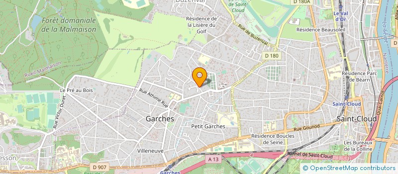 localisation de l'entreprise ARAKLEA à GARCHES