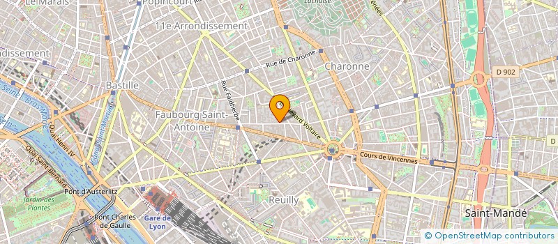 localisation de l'entreprise ARAL  PARIS