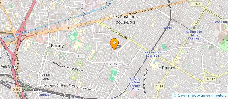 localisation de l'entreprise ARAL à LES PAVILLONS-SOUS-BOIS