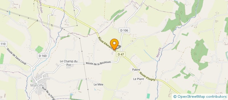 localisation de l'entreprise ARAL OMEGA  CROLLON