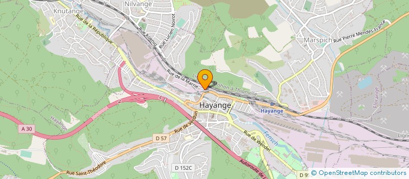 localisation de l'entreprise ARAL PROFILAGE  HAYANGE