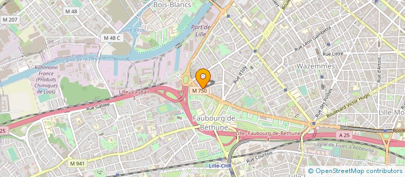localisation de l'entreprise ARAL REGION NORD à LILLE