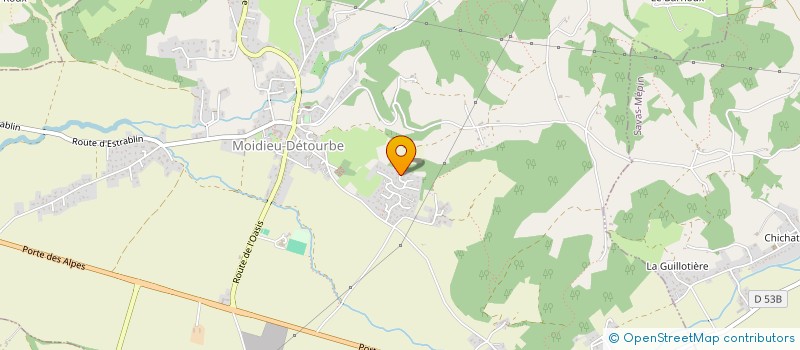 localisation de l'entreprise ARAL RENCONTRE ARTS LOISIRS  MOIDIEU-DETOURBE