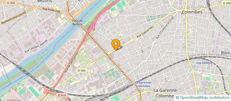 localisation de l'entreprise ARALCANTHE à COLOMBES