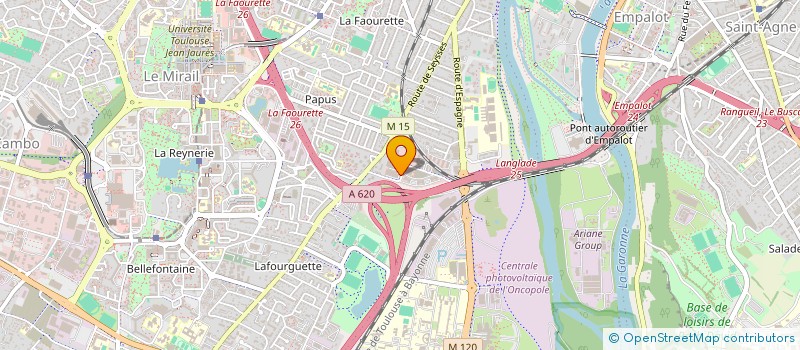 localisation de l'entreprise ARALIA  TOULOUSE