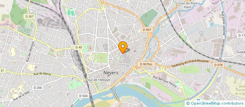 localisation de l'entreprise ARALIADE à NEVERS