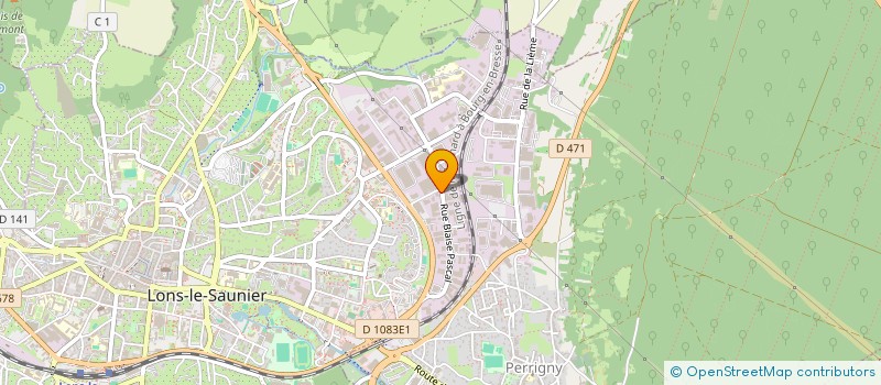 localisation de l'entreprise ARALMO  LONS-LE-SAUNIER