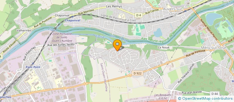 localisation de l'entreprise ARALOG  MERY-SUR-OISE