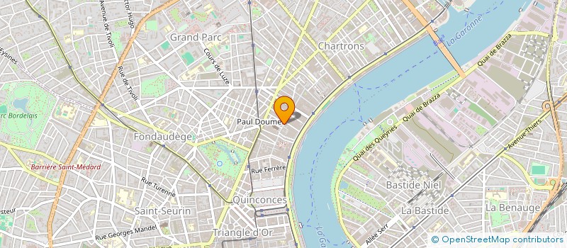 localisation de l'entreprise ARALOSA INVEST  BORDEAUX