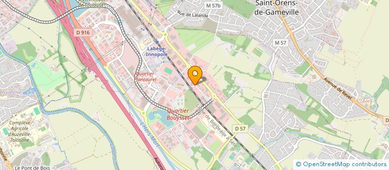 localisation de l'entreprise ARALTEC  LABEGE