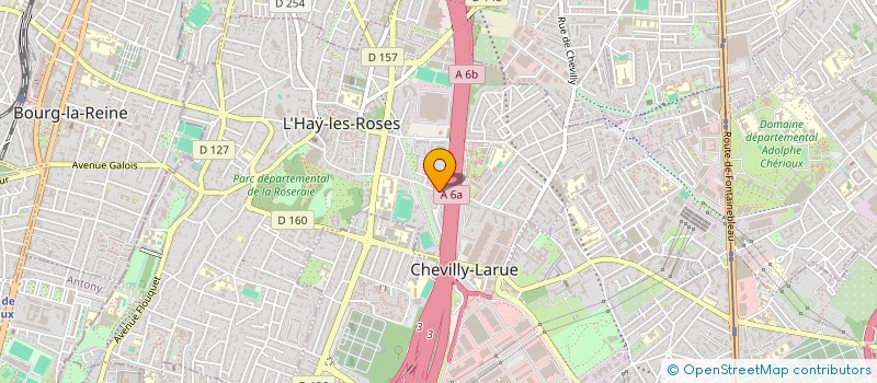 localisation de l'entreprise ARALTH INDUSTRIES  L'HAY-LES-ROSES