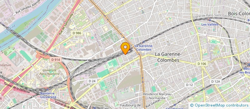 localisation de l'entreprise ARAM  LA GARENNE-COLOMBES