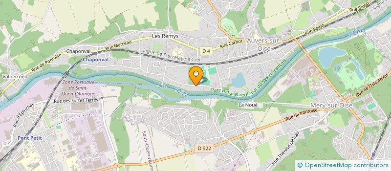 localisation de l'entreprise ARAM  AUVERS-SUR-OISE