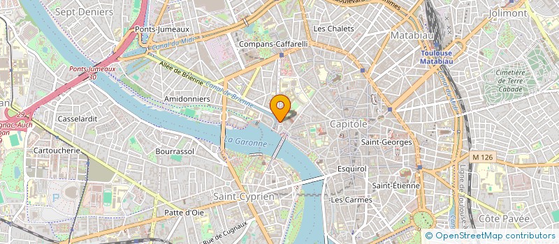 localisation de l'entreprise ARAM  TOULOUSE