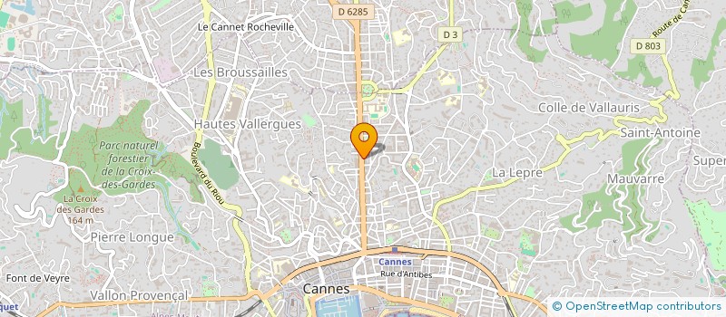 localisation de l'entreprise ARAMA  CANNES