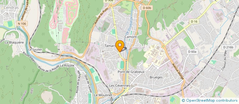 localisation de l'entreprise ARAMANNA à ALES