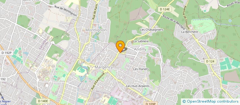 localisation de l'entreprise ARAMAX  MARGENCY