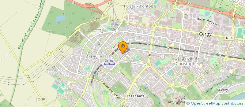 localisation de l'entreprise ARAME TRANSPORT  CERGY