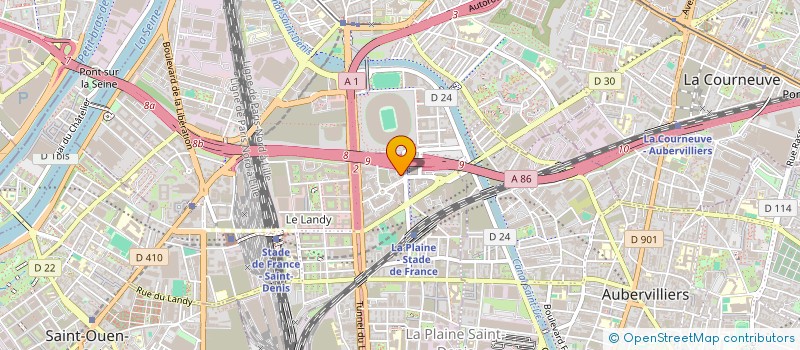 localisation de l'entreprise ARAMEDIA à SAINT-DENIS