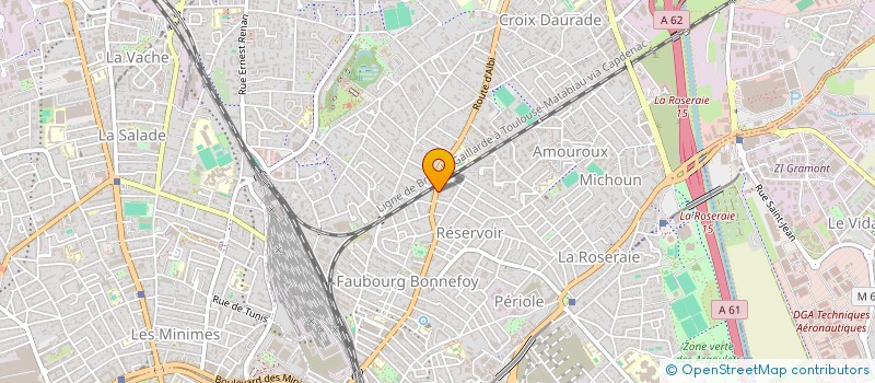localisation de l'entreprise ARAMIDE PROTECTION à TOULOUSE