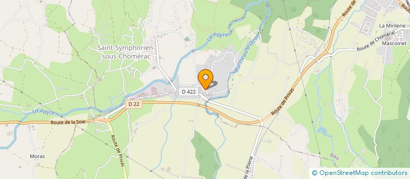 localisation de l'entreprise ARAMINTE  SAINT-SYMPHORIEN-SOUS-CHOMERAC