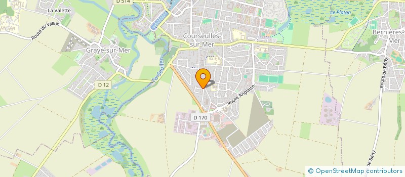 localisation de l'entreprise ARAMIS à COURSEULLES-SUR-MER