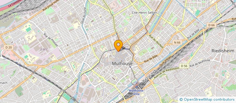 localisation de l'entreprise ARAMIS  MULHOUSE