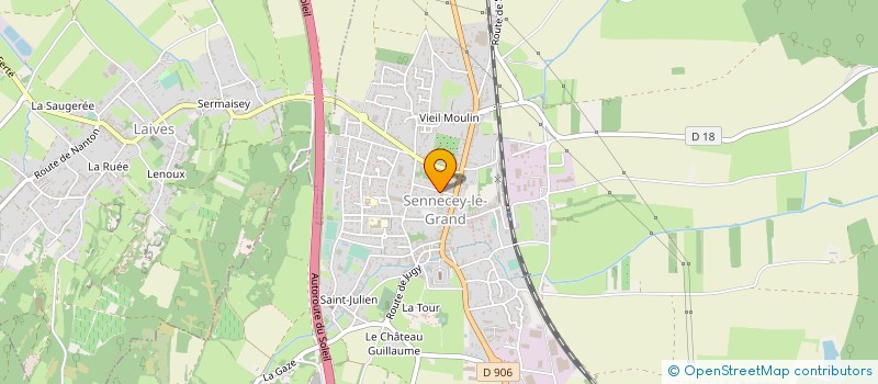 localisation de l'entreprise ARAMIS à SENNECEY-LE-GRAND