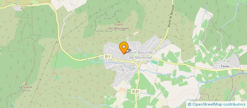 localisation de l'entreprise ARAMIS  SAINT-BAUZILLE-DE-MONTMEL