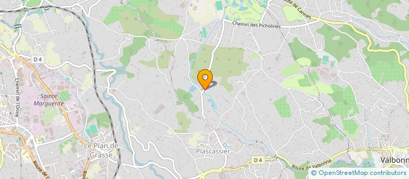 localisation de l'entreprise ARAMIS  CHATEAUNEUF-GRASSE