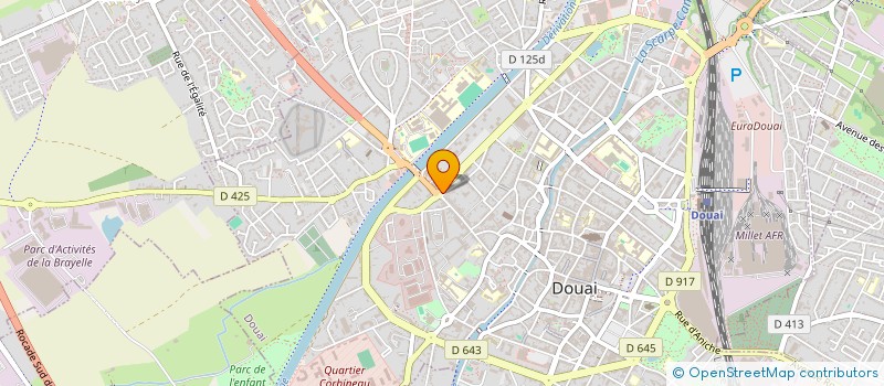 localisation de l'entreprise ARAMIS à DOUAI