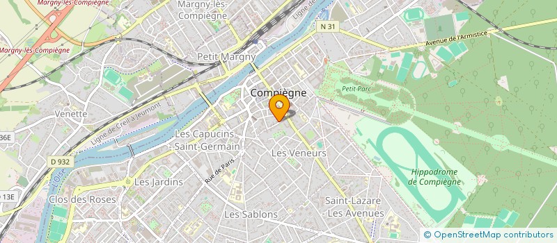 localisation de l'entreprise ARAMIS à COMPIEGNE
