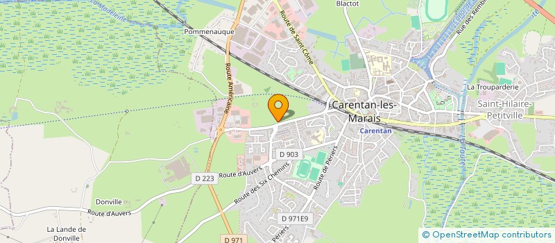 localisation de l'entreprise ARAMIS  CARENTAN-LES-MARAIS