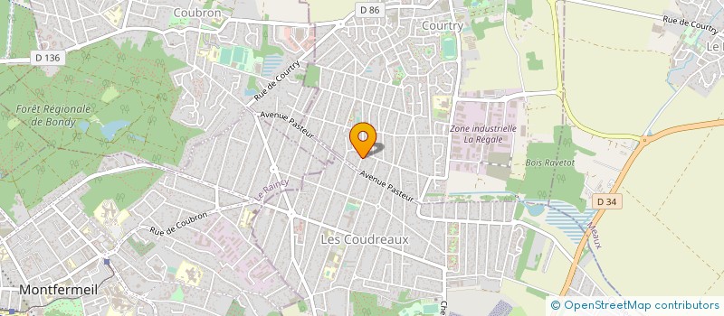 localisation de l'entreprise ARAMIS CONSTRUCT à COURTRY