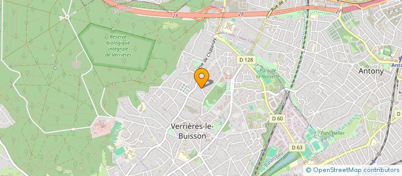 localisation de l'entreprise ARAMIS CONSULTING à VERRIERES-LE-BUISSON