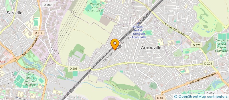 localisation de l'entreprise ARAMIS DIAGNOSTICS  ARNOUVILLE