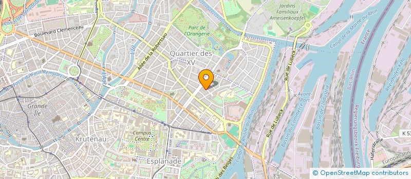localisation de l'entreprise ARAMIS FRANCE à STRASBOURG