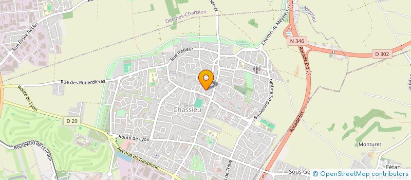 localisation de l'entreprise ARAMIS GLOBAL  CHASSIEU