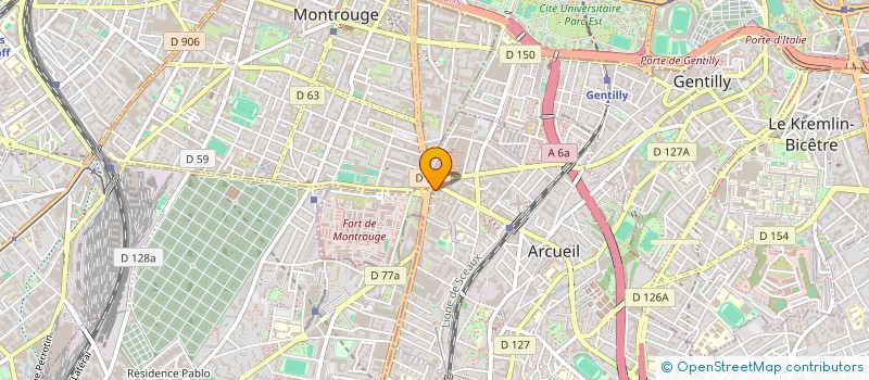 localisation de l'entreprise ARAMIS GROUP  ARCUEIL