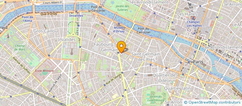 localisation de l'entreprise ARAMIS HOLDING  PARIS