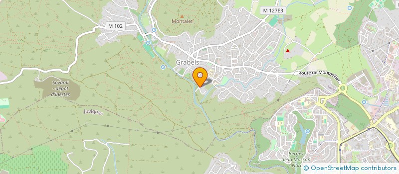 localisation de l'entreprise ARAMIS MONTPELLIER  GRABELS