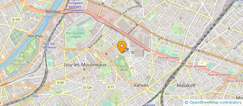 localisation de l'entreprise ARAMIS SYSTEM à SEVRES