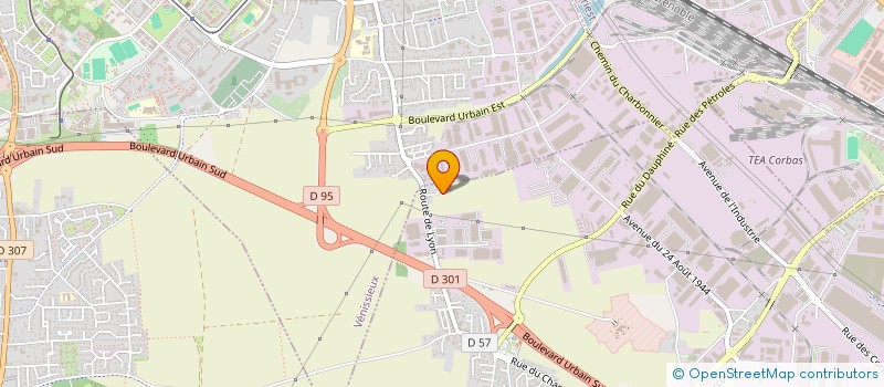 localisation de l'entreprise ARAMIS TRANSPORTS à CORBAS