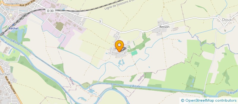 localisation de l'entreprise ARAMMA IMMO  NANTEUIL-SUR-AISNE