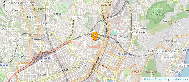 localisation de l'entreprise ARAMON  NICE