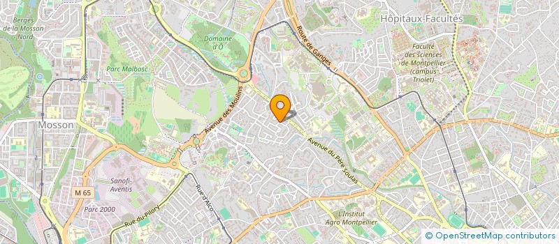 localisation de l'entreprise ARAMON à MONTPELLIER