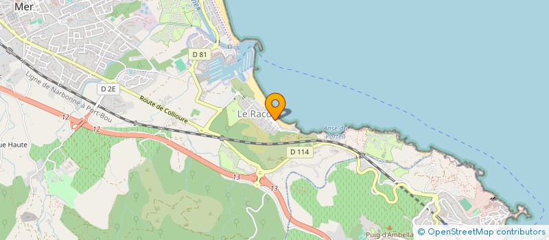 localisation de l'entreprise ARAMONS  ARGELES-SUR-MER