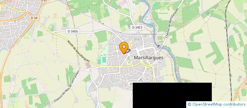localisation de l'entreprise ARAMONS RESIDENCES SENIORS à MARSILLARGUES