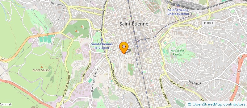 localisation de l'entreprise ARAMYS  SAINT-ETIENNE