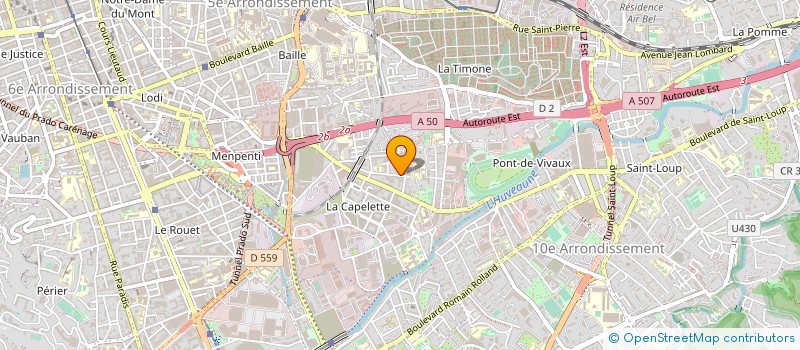 localisation de l'entreprise ARAMYS DIFFUSION à MARSEILLE